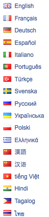 Languages we support