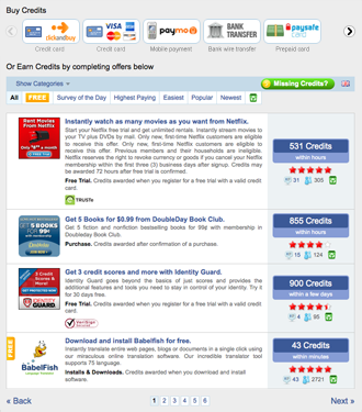 Offerwall Classic