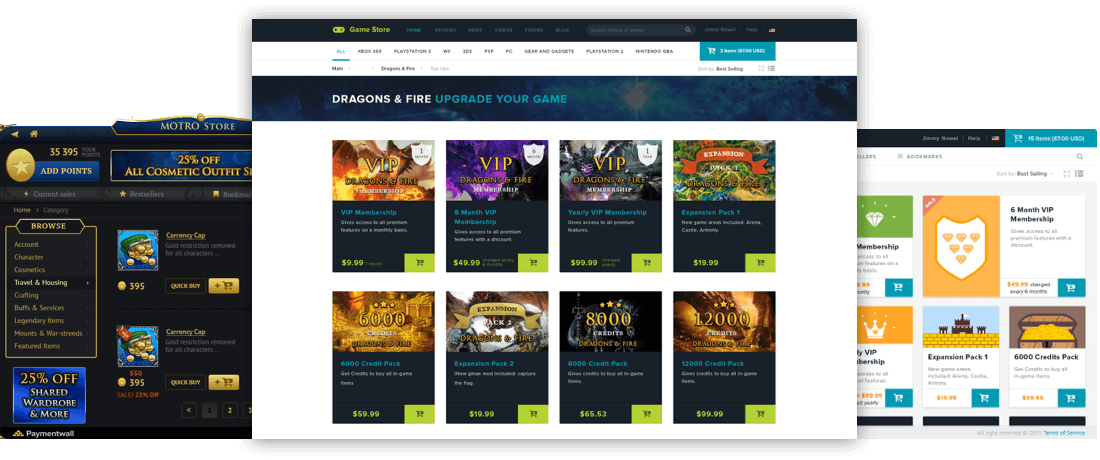 paymentwall storefront management solution